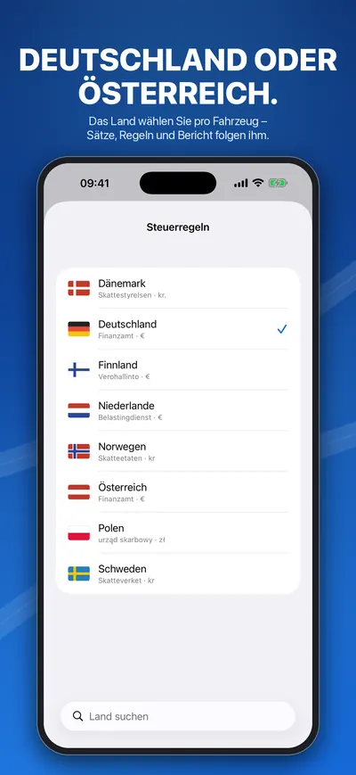 Auswahl der Steuerregeln: Deutschland oder Österreich